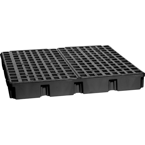 Plateforme de d&eacute;versement modulaire, Capacit&eacute; de d&eacute;versement 60,5 gal. US, 51,5'' x 51,5'' x 6,5" Rock Safety Industrial Ltd