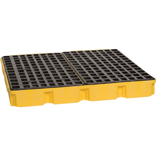 Plateforme de d&eacute;versement modulaire, Capacit&eacute; de d&eacute;versement 60,5 gal. US, 51,5'' x 51,5'' x 6,5" Rock Safety Industrial Ltd