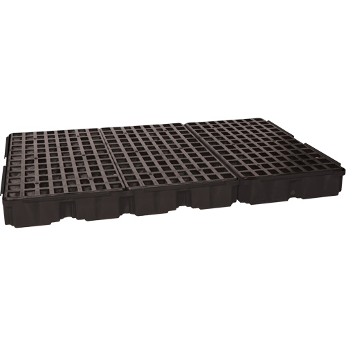 Plateforme de d&eacute;versement modulaire, Capacit&eacute; de d&eacute;versement 88 gal. US, 51,5'' x 78,25" x 6,5" Rock Safety Industrial Ltd