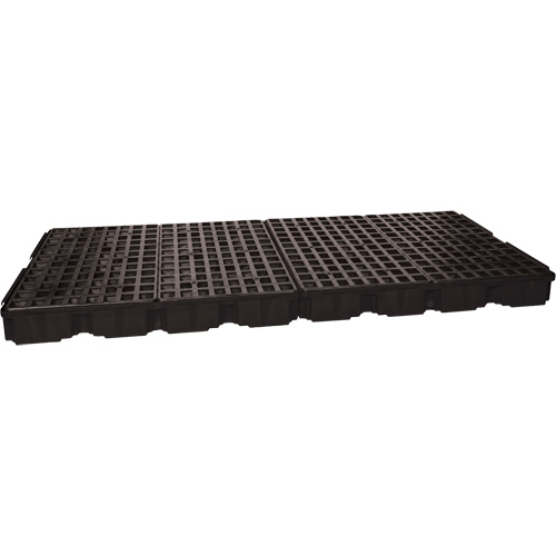 Plateforme de d&eacute;versement modulaire, Capacit&eacute; de d&eacute;versement 121 gal. US, 51,5'' x 103" x 6,5" Rock Safety Industrial Ltd