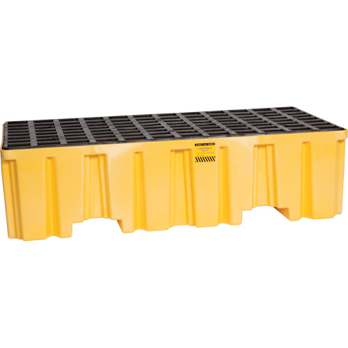 Palette de confinement des d&eacute;versements, Capacit&eacute; de d&eacute;versement 66 gal. US, 26,25" x 51" x 13,75" Rock Safety Industrial Ltd