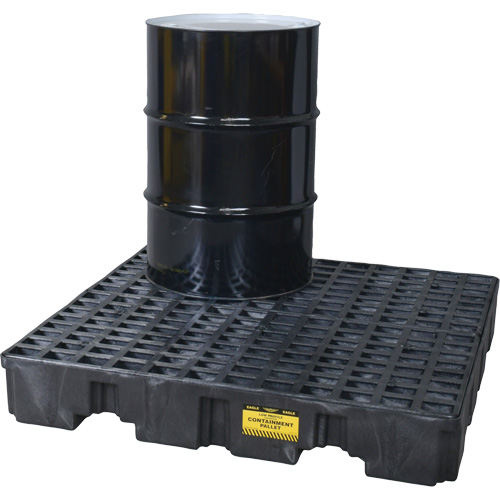 Spill Containment Pallet, 66 US gal. Spill Capacity, 51.5" x 51.5" x 8" Rock Safety Industrial Ltd