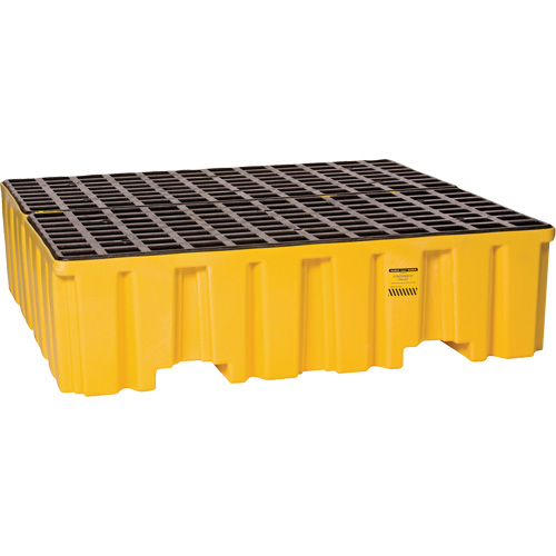 Palette de confinement des d&eacute;versements, Capacit&eacute; de d&eacute;versement 132 gal. US, 51" x 52,5" x 13,75" Rock Safety Industrial Ltd