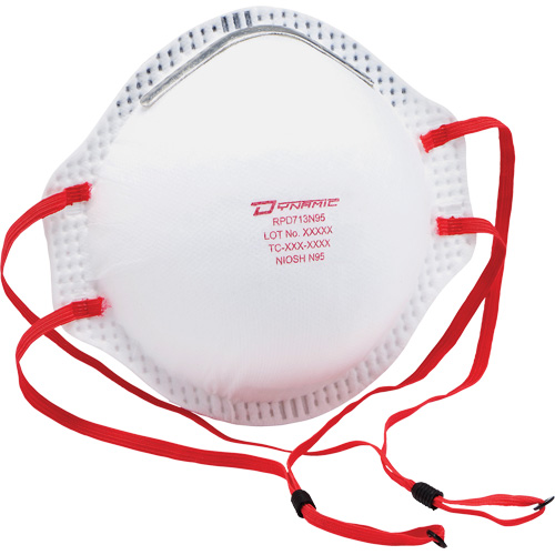 Respirateur contre les particules Dynamic, N95, Certifi&eacute; NIOSH, Taille unique Rock Safety Industrial Ltd