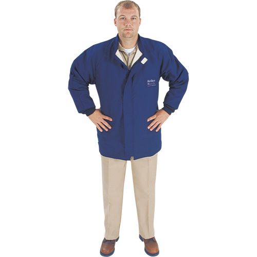 Veste de protection contre l'arc &eacute;lectrique, Moyen, Bleu, 40 cal/cm² Rock Safety Industrial Ltd