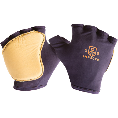 Gants antichocs, T-petit, Paume en Cuir fleur, Poignet &eacute;lastique Rock Safety Industrial Ltd