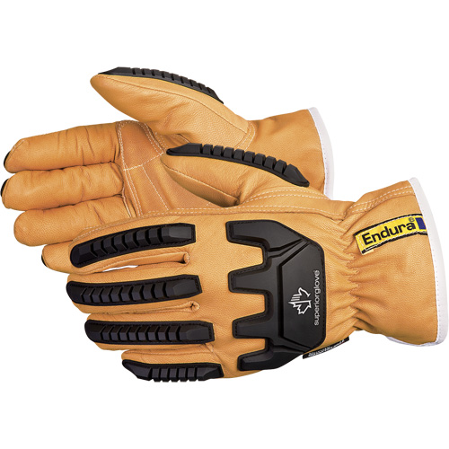 Gants de conducteur antichocs Endura, T-petit, Paume en Cuir fleur de ch&egrave;vre, Thinsulate Rock Safety Industrial Ltd