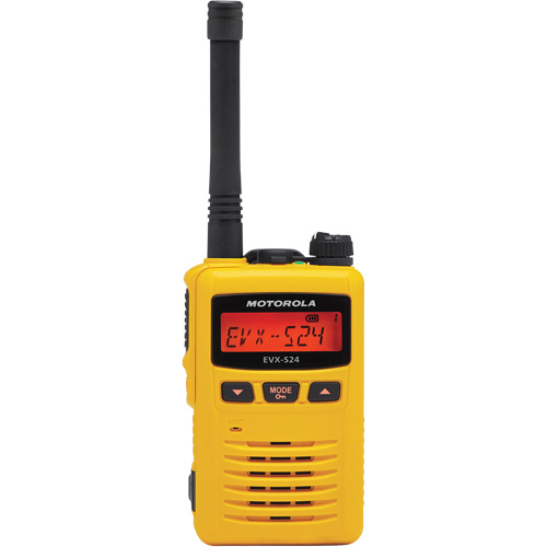 EVX-S24 Series Portable Radio, UHF Radio Band, 256 Channels, 200 000 sq. ft. Range Rock Safety Industrial Ltd