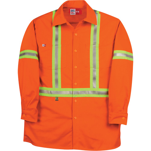 Chemise de travail industrielle Westex UltraSoft, Moyen (grande taille), Orange Rock Safety Industrial Ltd