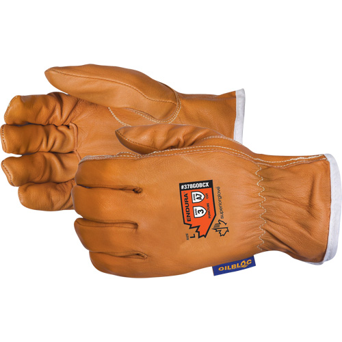 Gants de conducteur tr&egrave;s r&eacute;sistants aux coupures Endura, Petit, Paume en Cuir fleur de ch&egrave;vre, Para-aramide/Acier Rock Safety Industrial Ltd