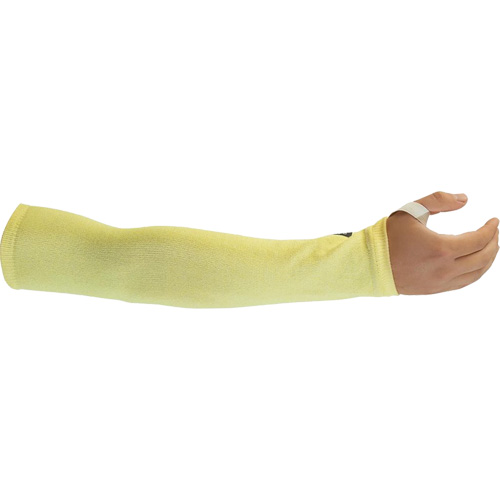 Cut-Resistant Sleeves, Kevlar&reg;, 14", ASTM ANSI Level A4, Yellow Rock Safety Industrial Ltd