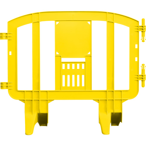 Barricade Minit, Emboîtables, 49" lo x 39" h, Jaune Rock Safety Industrial Ltd
