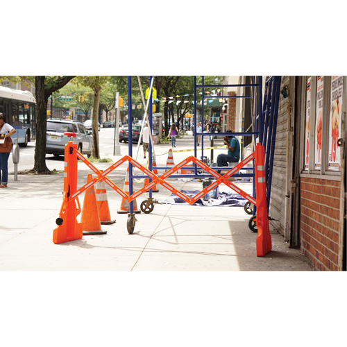 Barricade Multi-Gate, 43" h x 90" lo, Orange Rock Safety Industrial Ltd