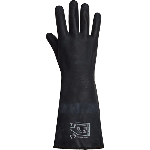 Gants &agrave; usage intensif r&eacute;sistants &agrave; la chaleur & aux produits chimique SolvStop, N&eacute;opr&egrave;ne, 8, Prot&egrave;ge jusqu'&agrave; 392° F (200° C) Rock Safety Industrial Ltd
