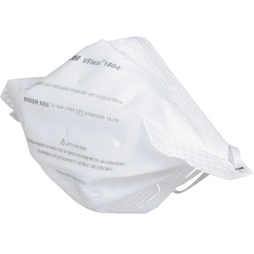 Respirateur et masque chirurgical VFlex contre les particules en sant&eacute;, N95, Certifi&eacute; NIOSH Rock Safety Industrial Ltd