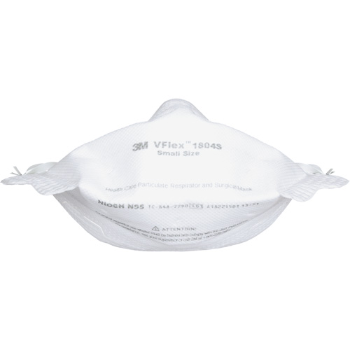 Respirateur et masque chirurgical VFlex contre les particules en sant&eacute;, N95, Certifi&eacute; NIOSH, Petit Rock Safety Industrial Ltd