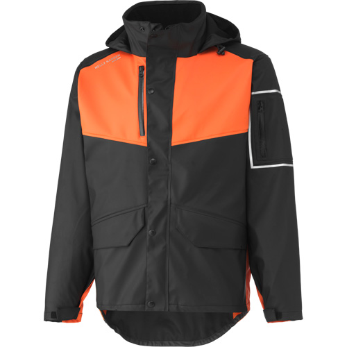 Manteau imperm&eacute;able West Coast, Polyester, Petit, Noir/Orange Rock Safety Industrial Ltd