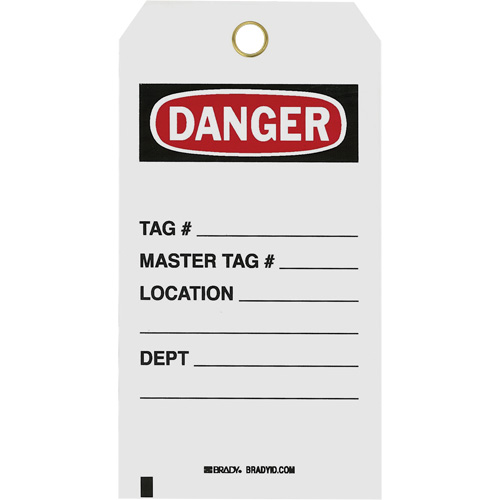 &eacute;tiquettes de s&eacute;curit&eacute; Do Not Operate, Polyester, 3" la x 5-3/4" h, Anglais Rock Safety Industrial Ltd