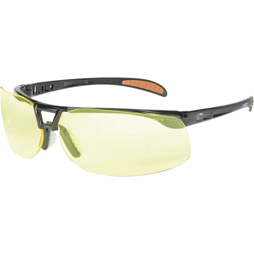 Prot&eacute;g&eacute; Safety Glasses with HydroShield Lenses, Amber Lens, Anti-Fog/Anti-Scratch, ANSI Z87+ Rock Safety Industrial Ltd