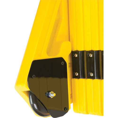 Barri&egrave;re mobile portative, 40" h x 13' lo, Jaune Rock Safety Industrial Ltd