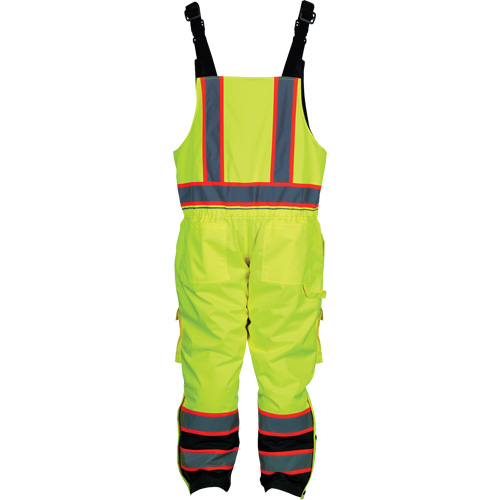 Insulated Overalls, Polyester/Polyurethane, Small, High Visibility Lime-Yellow Rock Safety Industrial Ltd