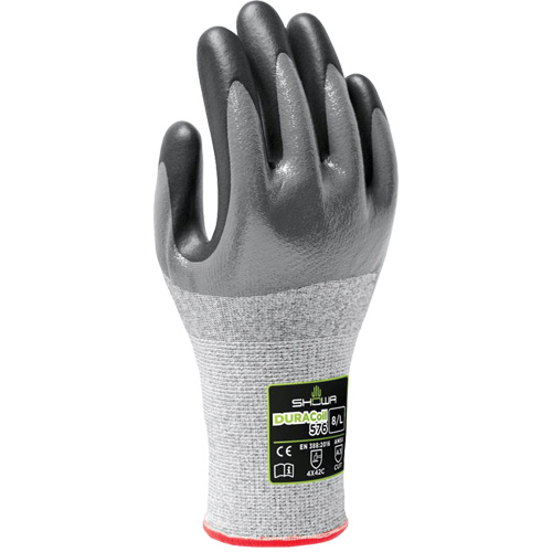 Gants r&eacute;sistants aux coupures 576, Taille 2T-Grand/10, Calibre 13, Rev&ecirc;tement Mousse de nitrile, Enveloppe en PEHP, ANSI/ISEA 105 niveau 3/EN 388 niveau C Rock Safety Industrial Ltd