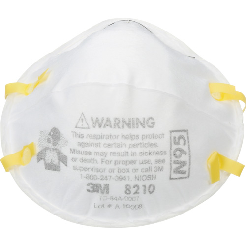 Respirateur contre les particules, N95, Certifi&eacute; NIOSH Rock Safety Industrial Ltd