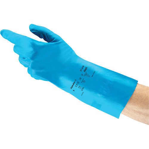 Gants r&eacute;utilisables AlphaTec 37-210 UltraGrip, Taille 7, 12,6" lo, Nitrile, 8 mils Rock Safety Industrial Ltd
