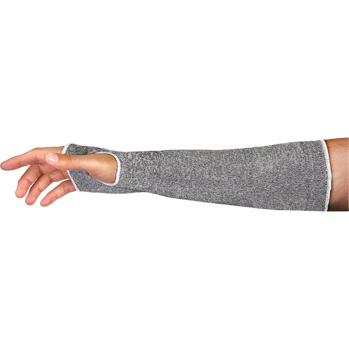 Manches r&eacute;sistantes aux coupures et dot&eacute;es de la technologie de fraîcheur, TenActiv, 12", ASTM ANSI niveau A5, Gris Rock Safety Industrial Ltd