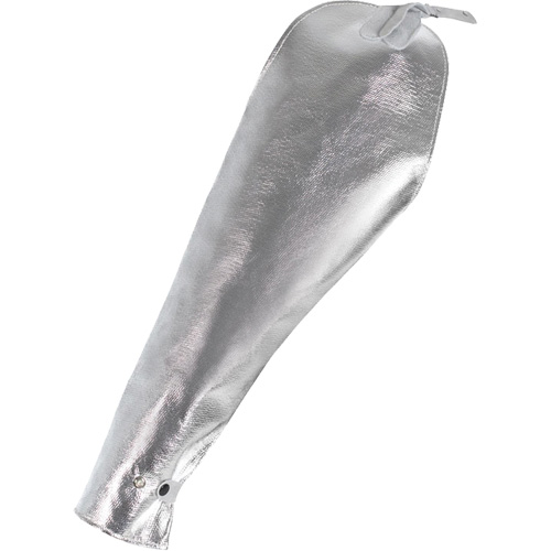 Welder's Heat Resistant Sleeves, 18", Aluminized Kevlar&reg;, Silver Rock Safety Industrial Ltd