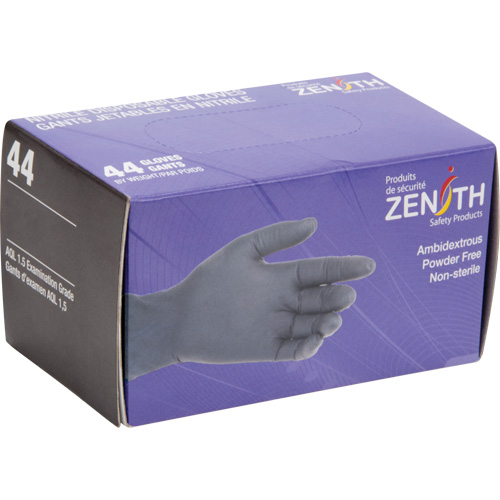 Vending Pack Disposable Gloves, 2X-Large, Nitrile, 5-mil, Powder-Free, Black Rock Safety Industrial Ltd