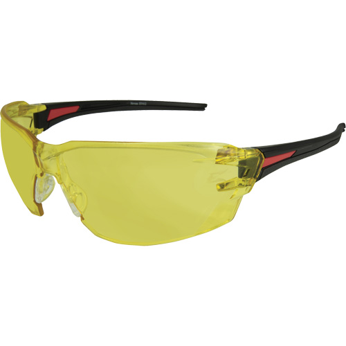 Lunettes de s&eacute;curit&eacute; Nevosa, Lentille Jaune, Anti-&eacute;gratignures, R&eacute;pond ou surpasse la norme CSA Z94.3 Rock Safety Industrial Ltd