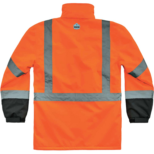GloWear&reg; 8384 Type R Thermal Parka, High Visibility Orange, Large Rock Safety Industrial Ltd