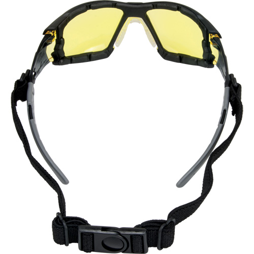 Z2900 Series Safety Glasses with Foam Gasket, Amber Lens, Anti-Scratch, ANSI Z87+/Meets/Exceeds CSA Z94.3 Rock Safety Industrial Ltd