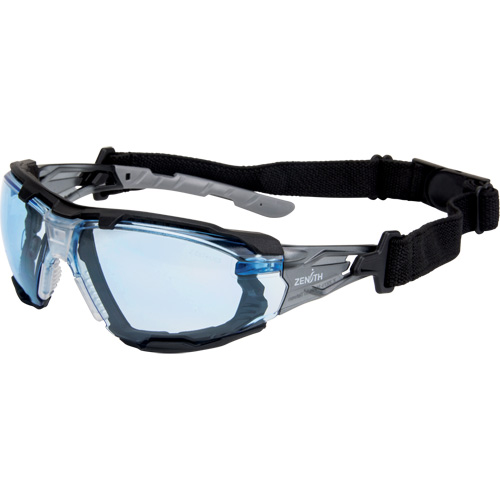 Z2900 Series Safety Glasses with Foam Gasket, Blue Lens, Anti-Scratch, ANSI Z87+/Meets/Exceeds CSA Z94.3 Rock Safety Industrial Ltd