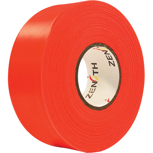 Flagging Tape, 1.1875" W x 164' L, Fluorescent Orange Rock Safety Industrial Ltd