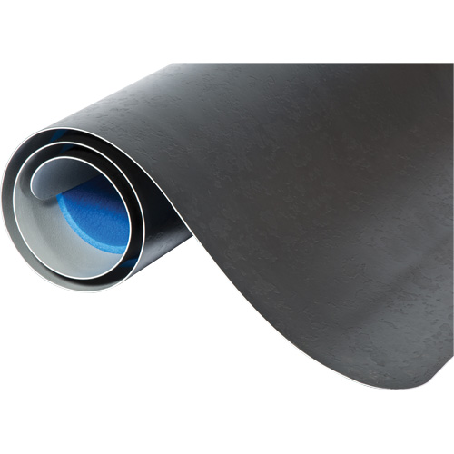 WD Elegance Anti-Microbial Mats, Smooth, 3' x 5' x 9/16", Black, Vinyl Rock Safety Industrial Ltd