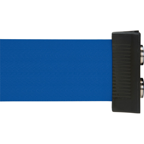 Wall Mount Barrier with Magnetic Tape, Steel, Screw Mount, 7', Blue Tape Rock Safety Industrial Ltd