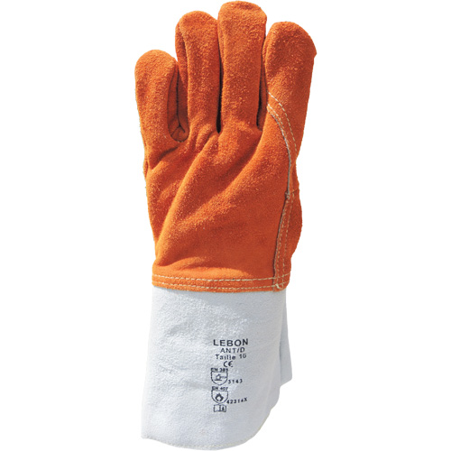 Gants de travail r&eacute;sistants &agrave; la chaleur Lebon, Cuir, 10, Prot&egrave;ge jusqu'&agrave; 482° F (250° C) Rock Safety Industrial Ltd