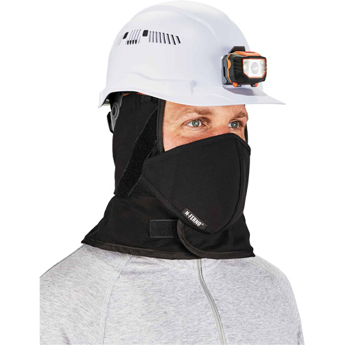 N-Ferno&reg; Winter Hard Hat Liner with Mouthpiece, Fleece Lining, One Size, Black Rock Safety Industrial Ltd