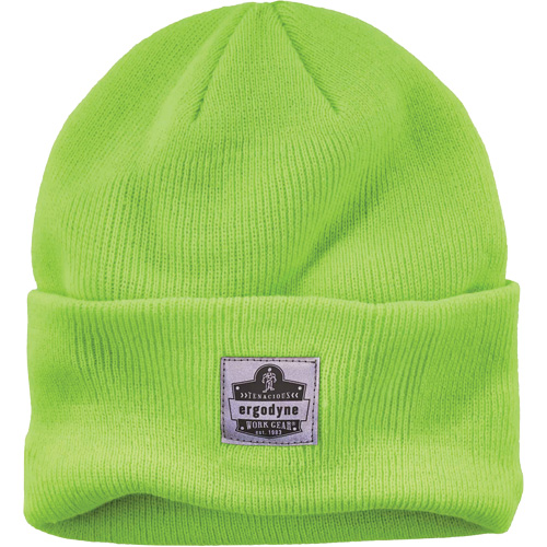 N-Ferno&reg; Rib Knit Beanie Hat, One Size, High-Visibility Lime Green Rock Safety Industrial Ltd