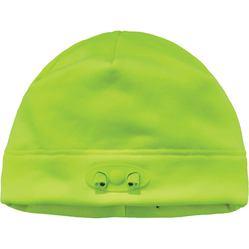 N-Ferno&reg; Skull Cap Beanie Hat with LED Lights, One Size, High-Visibility Lime Green Rock Safety Industrial Ltd