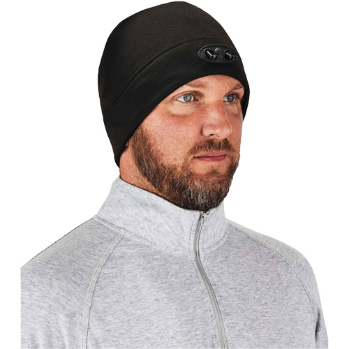 Bonnet N-Ferno &agrave; lumi&egrave;res DEL, Taille unique, Orange Rock Safety Industrial Ltd