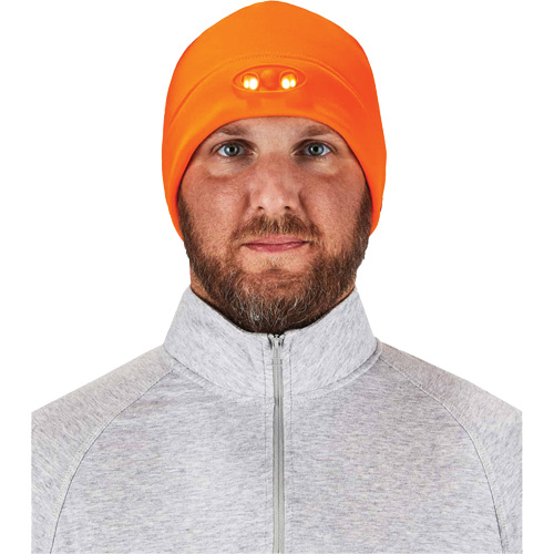 Bonnet N-Ferno &agrave; lumi&egrave;res DEL, Taille unique, Noir Rock Safety Industrial Ltd