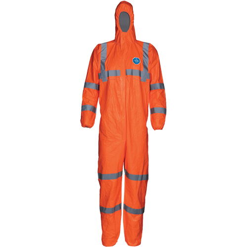 Combinaison haute visibilit&eacute; avec capuchon, Petit, Orange, Tyvek 500 Rock Safety Industrial Ltd