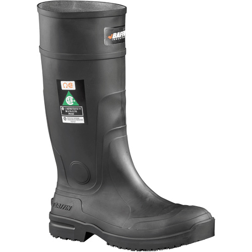 Bottes antid&eacute;rapantes, Caoutchouc, Embout Acier, Pointure 9 Rock Safety Industrial Ltd