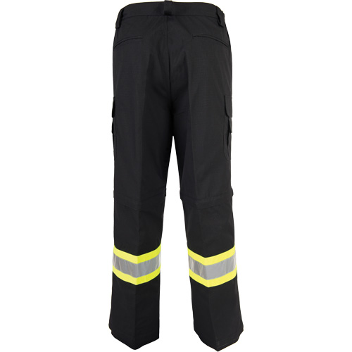 Pantalons ventil&eacute;s haute visibilit&eacute; toutes saisons, Poly-coton, 32, Noir Rock Safety Industrial Ltd