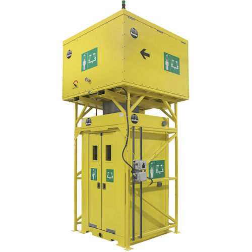 Enclosed Outdoor Gravity Fed Safety Shower Rock Safety Industrial Ltd