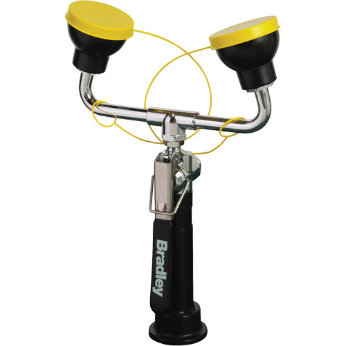 Face/Eyewash Hose Spray with Dual Sprayheads, Counter-Mount Installation Rock Safety Industrial Ltd