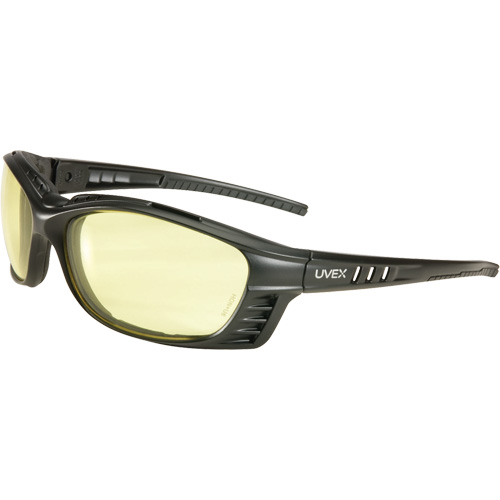 Uvex&reg; Livewire Safety Glasses with HydroShield Lenses, Amber Lens, Anti-Fog, ANSI Z87+/Meets/Exceeds CSA Z94.3 Rock Safety Industrial Ltd